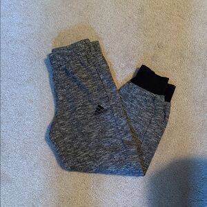 Adidas Kids Heather Gray Joggers